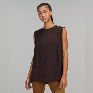 Lululemon Modal Pleated Shoulder Tank Top, NWT, 14